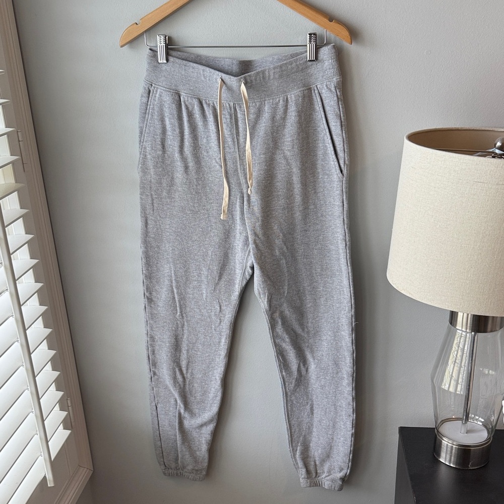 Unsubscribed Grey Heather Fleece Jogger Sweatpants